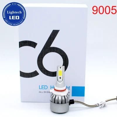 OEM C6 36W 3800lm 9005 LED Headlight for Automobiles