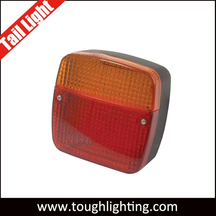 High Quality 4 Inch Square LED Tail Light, Stop/Turn/Tail LED Trailer Light