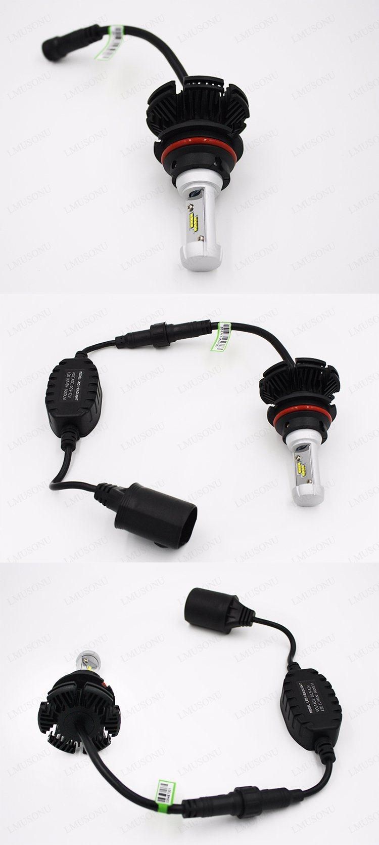 Lmusonu 7s Car Headlight 9004 LED Headlight LED Auto Light 25W 6000lm