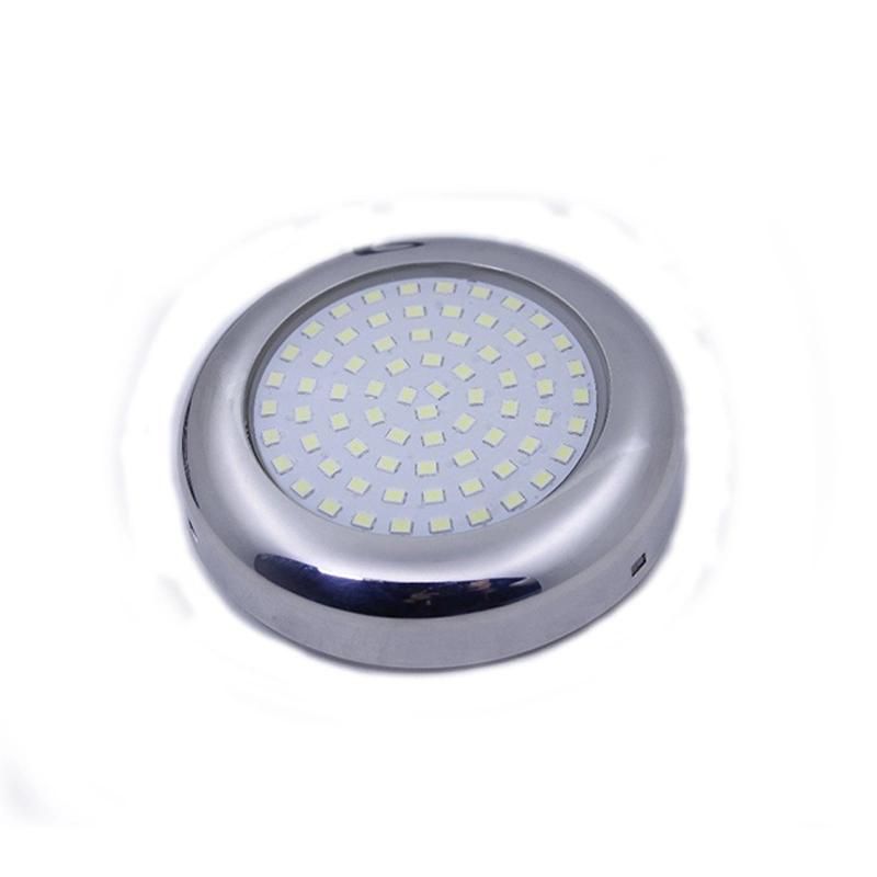 Blue/White LED Overhead Light with Ss Trim Ring