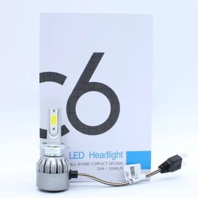 Auto Spare Parts C6 H7 LED Car Headlight