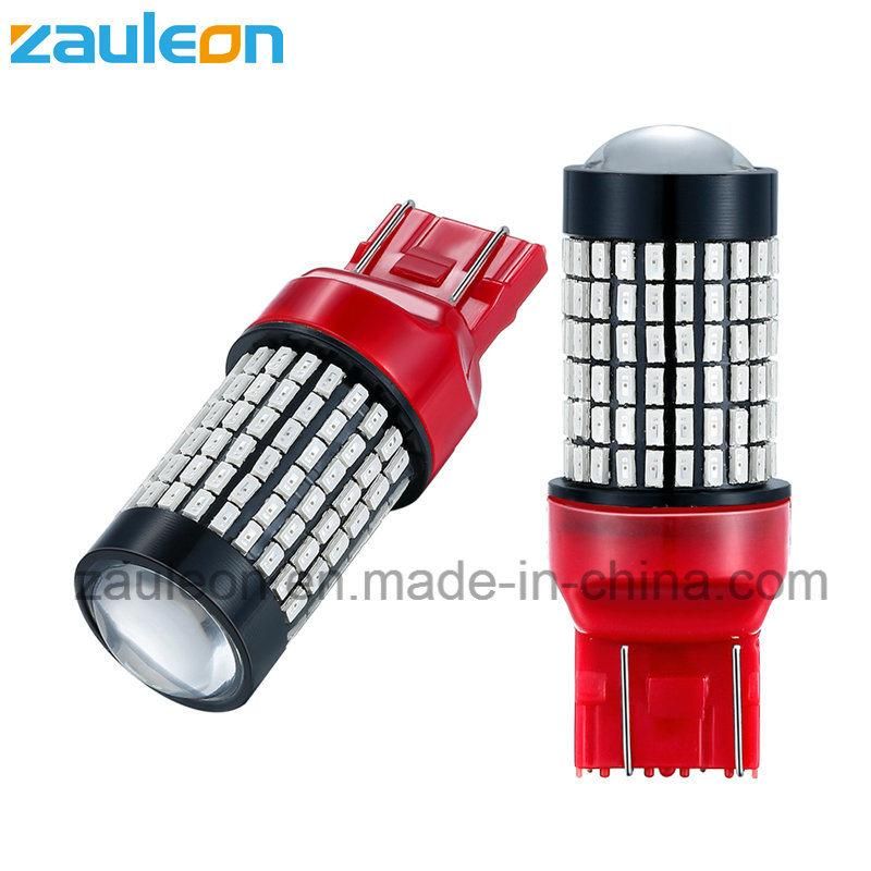 T20 7443 W21/5W 144SMD 3014 Red LED Brake Light