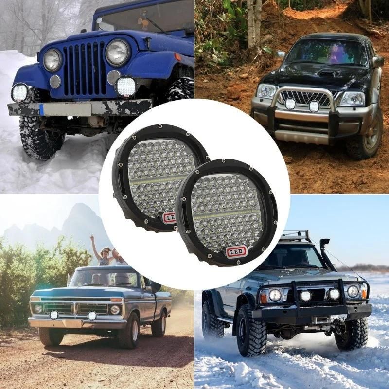 off-Road 4X4 Agricultural Motorcycle Flood Spot LED Headlight Work Light Car LED Auxiliares Car Auto LED Lights