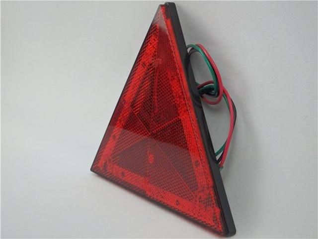 Trailer Part Triangle Reflector Tail Stop LED Truck Light