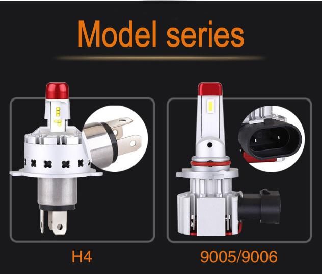 Factory Direct Sales X4 LED Headlight 9006 Hb4 Headlight Bulb Fog Lamp Conversion Cross-Border Selling