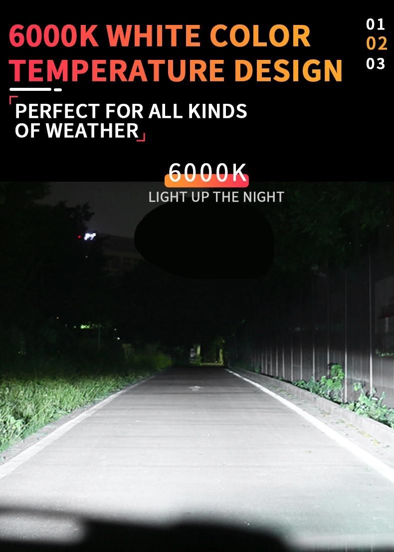 Weiyao V23 Seoul H1 LED Headlight Without Fanless White 6000K 5500lumens 60W H1 LED Headlights