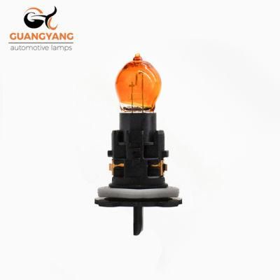 Manufacturer pH24W Fog Lamp Brake Light 12V 24W Amber Quartz Glass Amber Warm White Car Bulb Tail Light