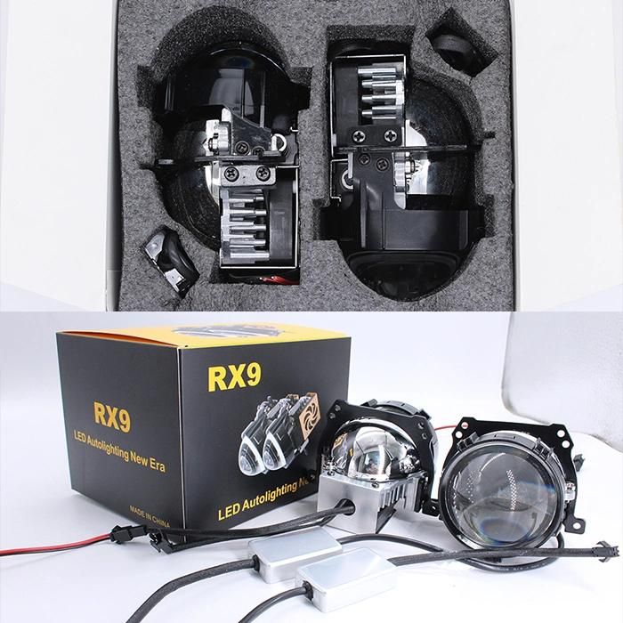 Car Headlight Projector 35W Headlight Projector Kit 6000lumen Projector Lens LED