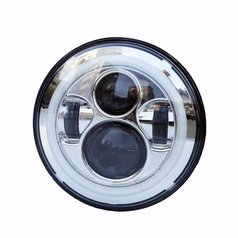 7 Inch 80W Round LED Headlight with High / Low Beam for Jeep Wrangler Jku Fj Jk Tj Harley Davison Motorcycle