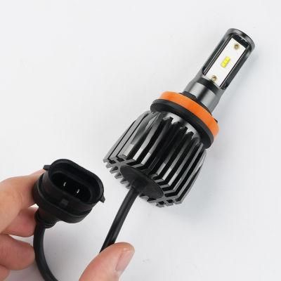 Auto Lighting System 40W 5500lm 6000K 3570 Chips Headlamp Bulbs H11 LED Auto Car Headlight