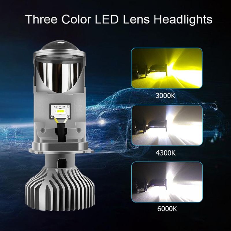 High Quality Y6s Lens Headlight 80W 20000lm 9-32V Csp Chip 6000K H4 Bulb Canbus LED Car Headlight LED Headlight Bulbs Auto Headlight