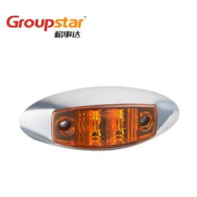 LED Auto Lamp DOT 24 Volt Amber Trailer LED Clearance Side Outline Marker Lamp Lights Truck Lights