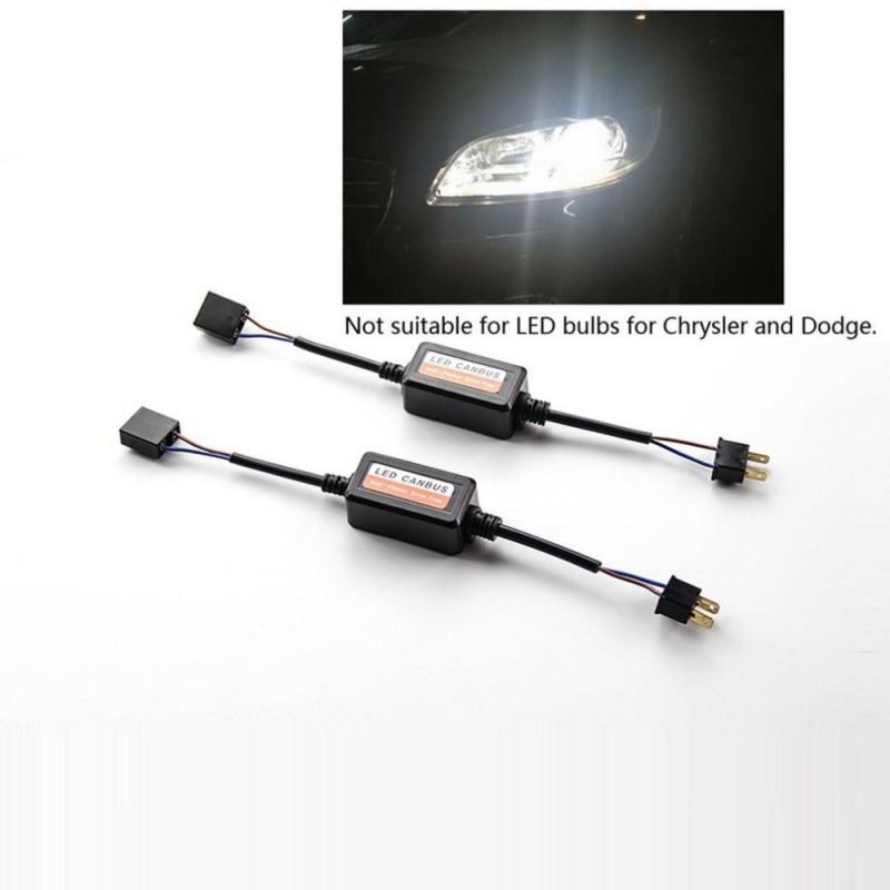 H1/H3/H7 Car LED Headlight Decoder Radio Audio Anti-Interference Eliminate Computer Malfunctions LED Filter Noise Cancellation