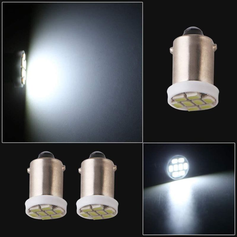 Ba9 T4w Green Car Vehicle White Miniature Bayonet Base Ba9s LED Bulbs for Side Door Courtesy Lights