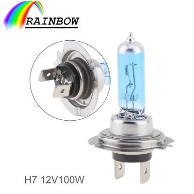 Car H1 H7 H11 Halogen Bulbs HID Super White Effect Headlights Bulbs 12V 6000K Head Lamps Car Source Parking Light