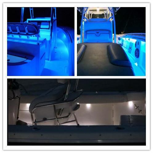 Marine LED Interior Lights 12V Waterproof Blue LED Oblong Courtesy Light