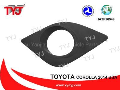 Auto Fog Lamp Case Black for Corolla 2014 USA Le