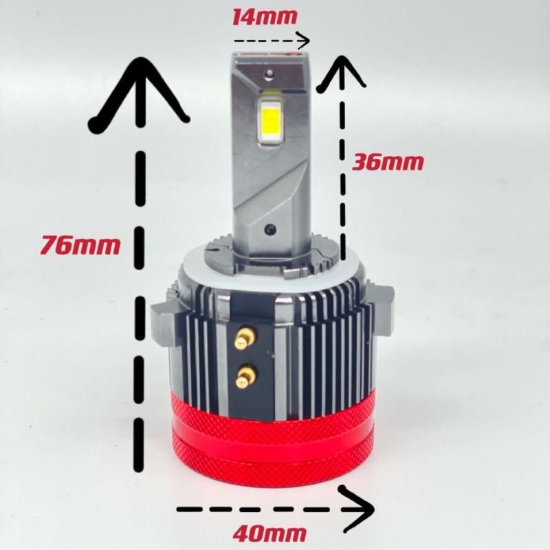 Super Bright 16000lm Gt7 LED Headlight Bulb 40W Car Headlights Canbus Error Free Car LED Lights for Golf