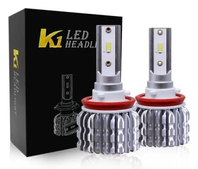 2PCS K1 LED Car Headlight 72W 7200lm COB Car Headlight Bulb H1 H3 H4 H7 H11 H13 880 9004 9005 9006 9007 Car Modeling Lig