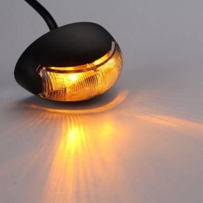 Auto LED Amber Clearance Side Marker Signal Light Truck Trailer RV Caravan Light