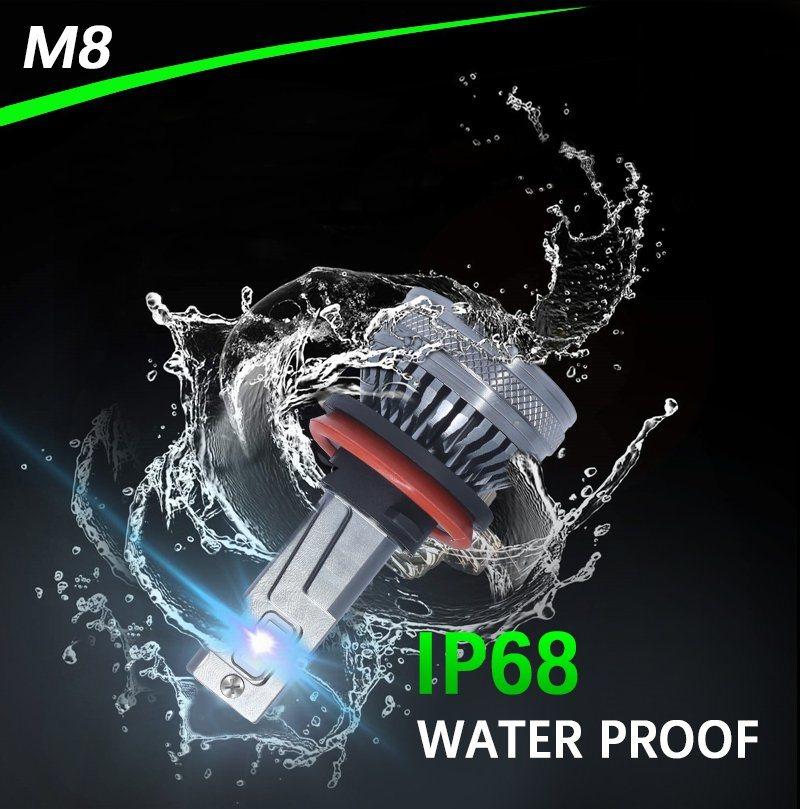 M8 PRO Hb3 9005 Hb4 9006 LED Canbus No Error Lamps 12V H8 H9 H11 Headlight Bulbs 11000lm H13 H16 9012 H1 H4 H7 Car Light