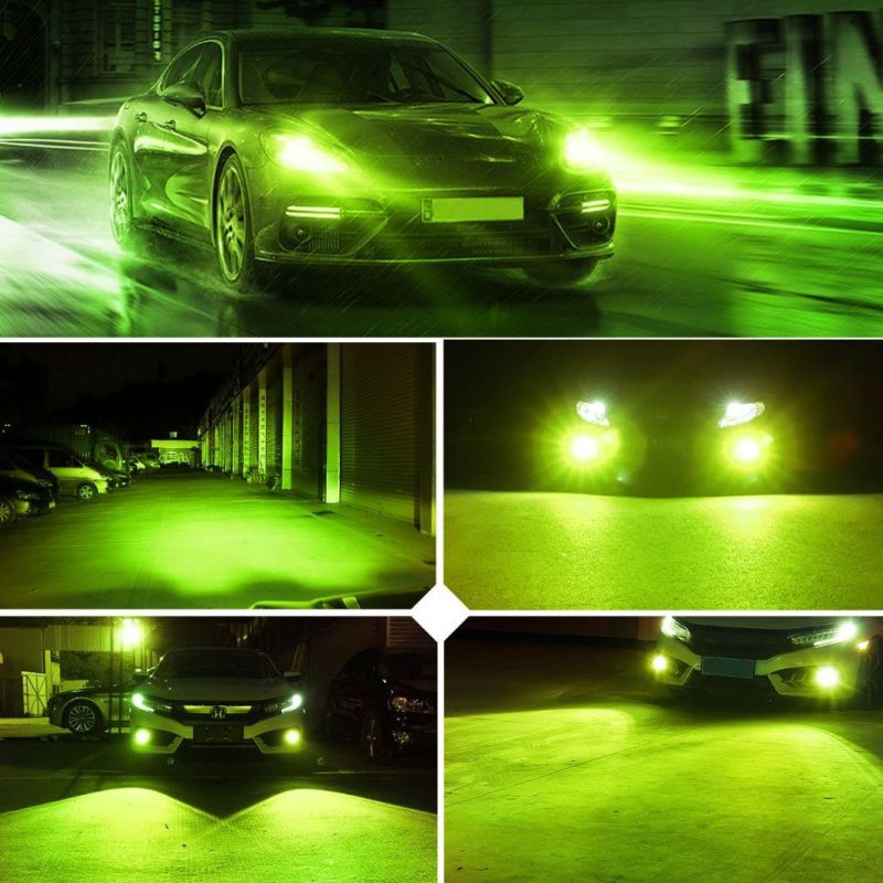 Powerful Super Bright LED Headlight Z3 H4 Auto Lamp Car Automobiles LED Head Lamp 12V 45W 8000K Green Lamon Light 30000 Hours