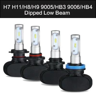 S1 C6 72W Car LED Headlight with H7 H4 6000lm