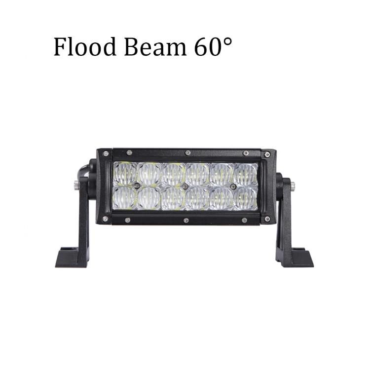 5D Lens LED Light Bar for 12V 24V Truck Offroad SUV 4X4 Flood Spot Beam 7" 36W LED Light Bar