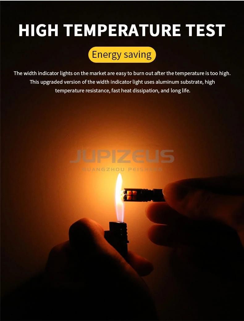 Width Lamp Light Turn Signal Car Reading Light Lens Bulbs LED 3030 10 SMD T10 Auto Light with Mluti Color