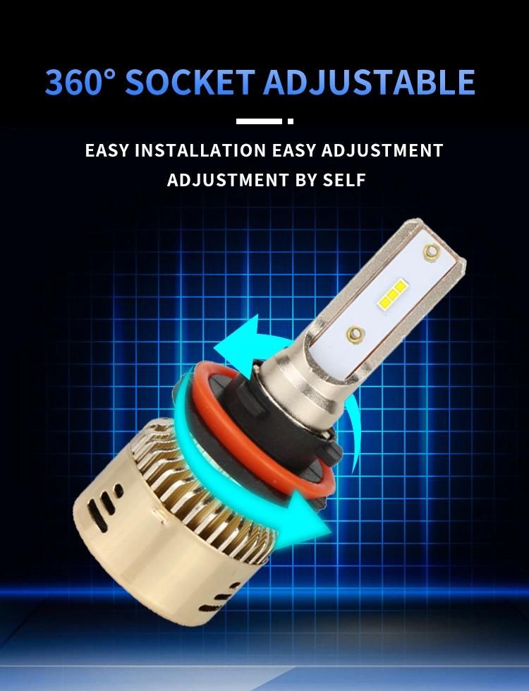 Auto Parts Automotive 9005/9006/H4/H7/H11/H13 LED H4 Car LED Headlight Bulbs