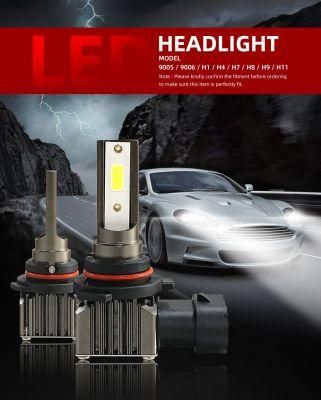 M2 H4 H1 H7 H11 LED Headlight Bulbs 9005 9006 72W 8000lm Car Styling 6000K 8000lm Fog Light COB Cold White Lamp