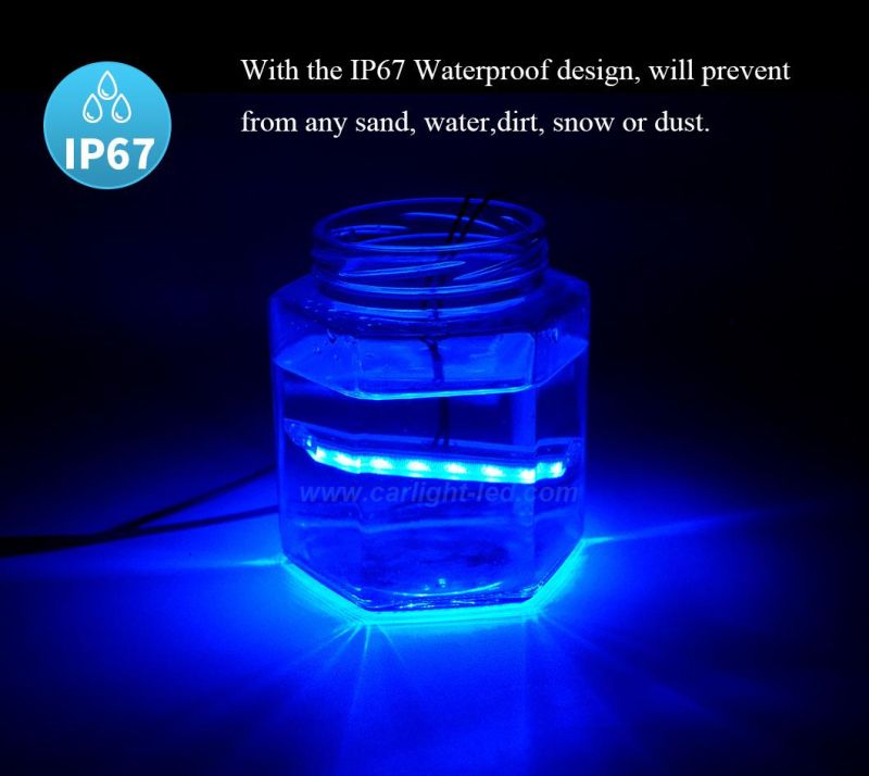 Transparent Shell Blue Color LED Side Marker Lamps for Truck Trailer Vessel Boat Ship Tractor