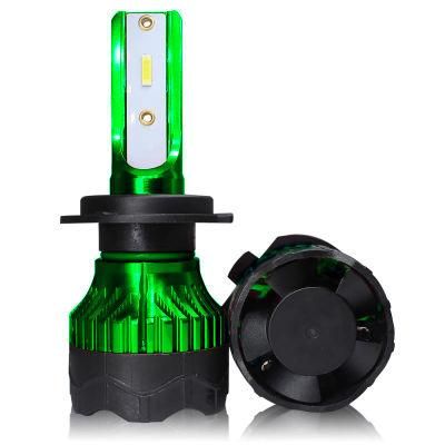 K5 8000lm 72W High Power LED Green Body Hir2 9012 Canbus Car LED Headlight