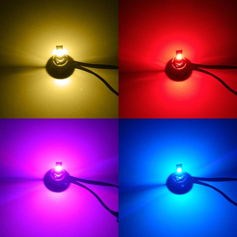 2020 New 2pcscolorful RGB LED Car Light H4 H11 RGB Headlight Kit Fog Lights APP Bluetooth Control Bulbs Lamp Car Accessories