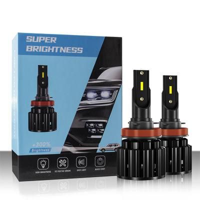 12V 50W 8000lm 6500K LED H4 H7 H11 H1 9005 9006 Bulbs S8 LED Headlight for Car