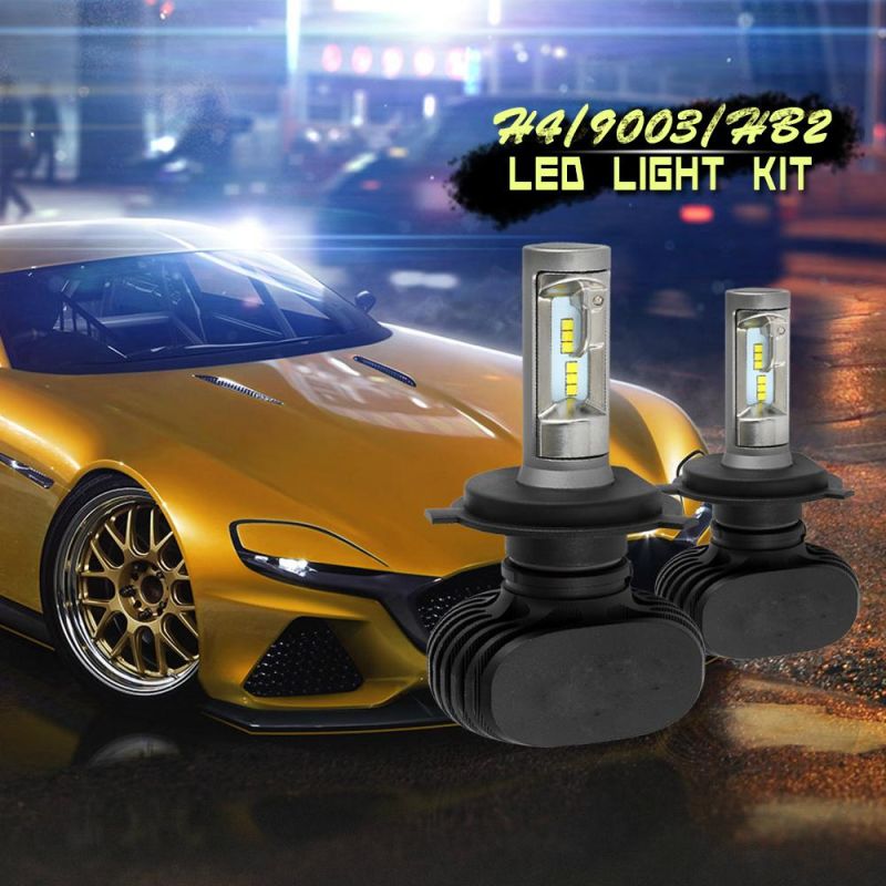 Super Bright Auto Lights 2PCS S1 Auto Lamps H3 H8 H11 H4 LED Car H7 Bulb Car Headlight High Low Beam 50W 8000lm 12V 24V Fog Light