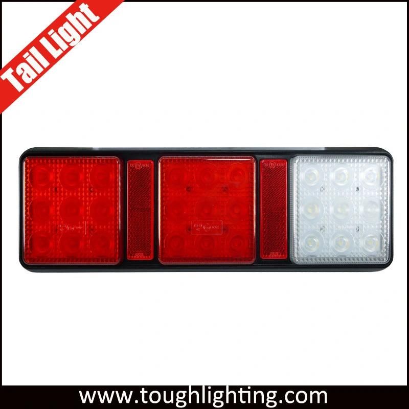 E-MARK Approved 12.75" LED Rear Lamp Tail Brake Light Indicator for RV Trailer Truck Camper