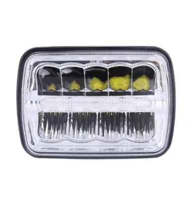 5X7 LED Headlight for Truck, 45W Square LED Headlights for Truck, Offroad LED Driving Light for Cherokee