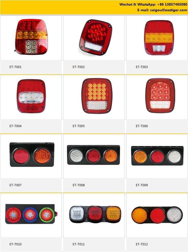 Trailer LED Tail Lamp Truck LED Tail Lamp Car Tail Lamp Waterproof Over 5000 Item