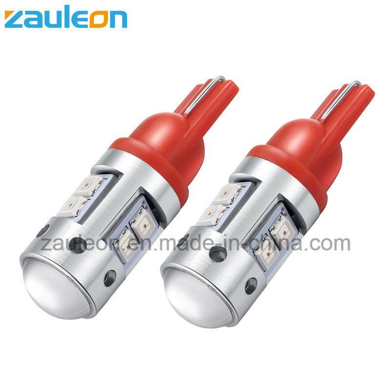 T10 168 194 W5w Red Wedge LED Park Light Bulb