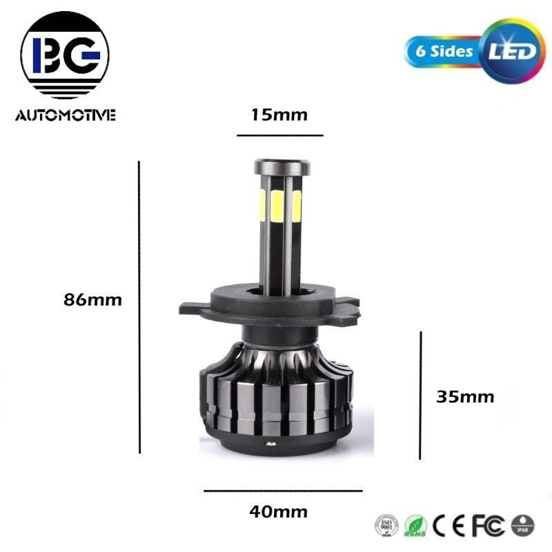 High Power Real Power 30W 8000lm H7 LED Headlight H1 H3 H4 9005 for Car Auto Lighting System Guangzhou