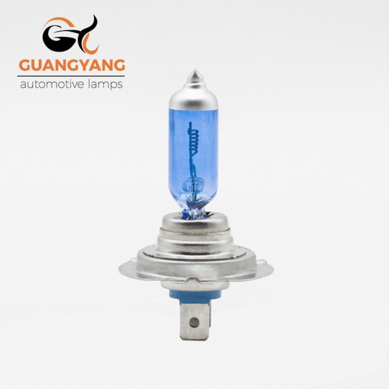 High Quality H7 24V 100W Super White Halogen Bulb Blue Color Headlight