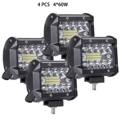 Car LED Work Light Bar Driving Lamp for Offroad Boat Tractor Truck 4X4 4WD SUV Fog Light 12V 24V Headlight for ATV LED Bar