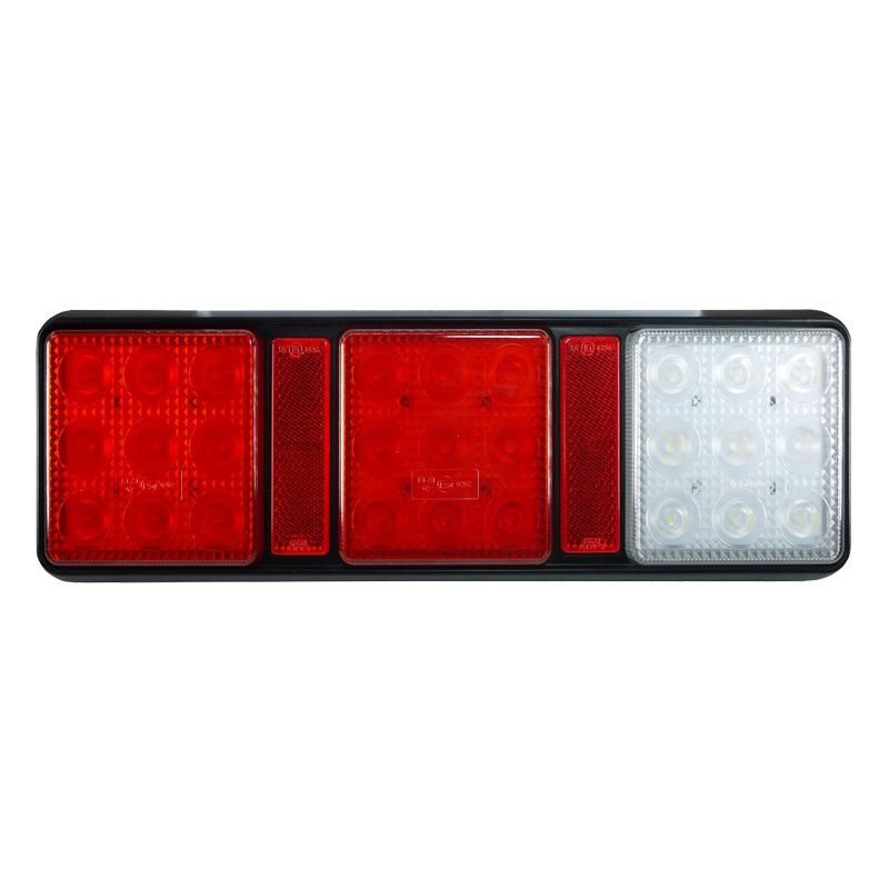 LED 3 Pod Truck Stop Turn Tail Reverse Combination Lamp