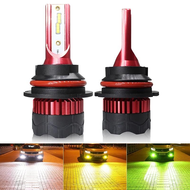 Wholeasle 1pair H4 LED H7 Auto Car Headlight H1 K5 55W 6000lm 6000K Automobile Bulb 9005 9006 H3 H13 H8 880 H27 9004 9007 H11 881 LED Headlight Auto Bulbs