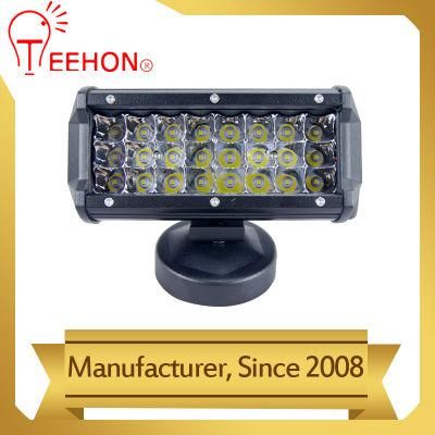 72W Tri Row Strobe Automotive LED Light Bar