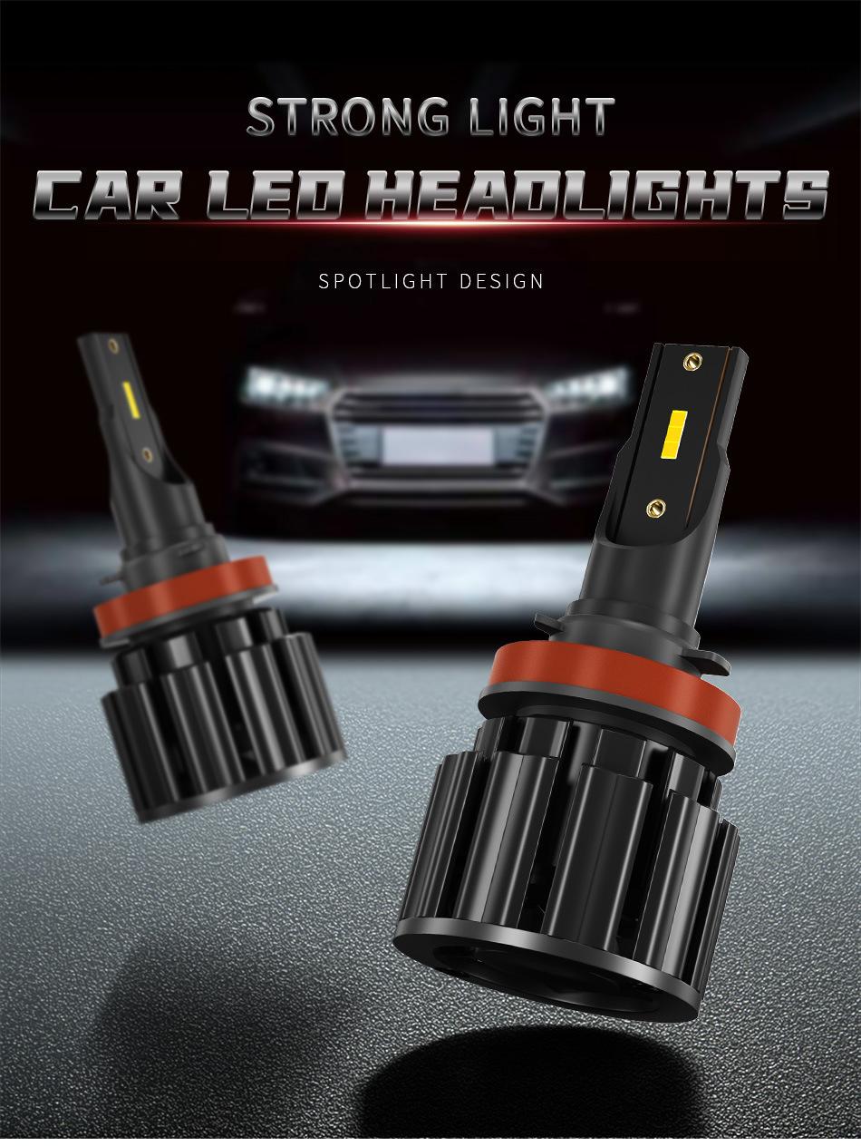 High Quality 12V 50W 8000lm LED Light H1 H3 H4 H7 H11 9005 9006 Bulbs S8 LED Headlight for Car