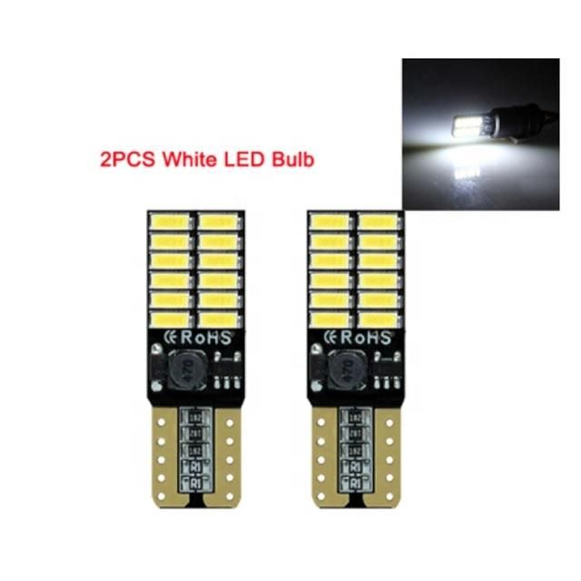 2PCS 5W T10 LED Car Interior Map Dome Lights Parking Light Auto Signal Lamp 12V 6000K Canbus LED Bulbs LED Car Headlight