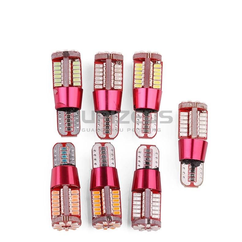 12V T10 3014 57 LED Bulbs LED T10 Canbus Car Light LED with Multi Color