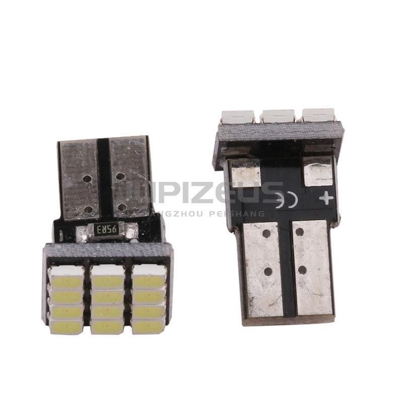 Cheap on-Polarity Error Free 12V Light Bulb LED Car Door with T10 W5w 501 Wedge 1206 12 SMD